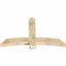 Ekena Millwork Bellingham Rough Sawn Timber Gable Bracket, Douglas Fir, 60"W x 38"H x 4"D x 6"F, 15/12 Pitch GBW060X38X0406BEL00RDF - alternate 2
